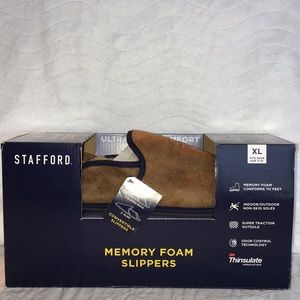 stafford essentials slippers